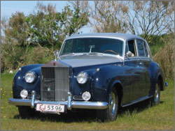 Limousinekørsel i Rolls-Royce Silver Cloud II fra 1962